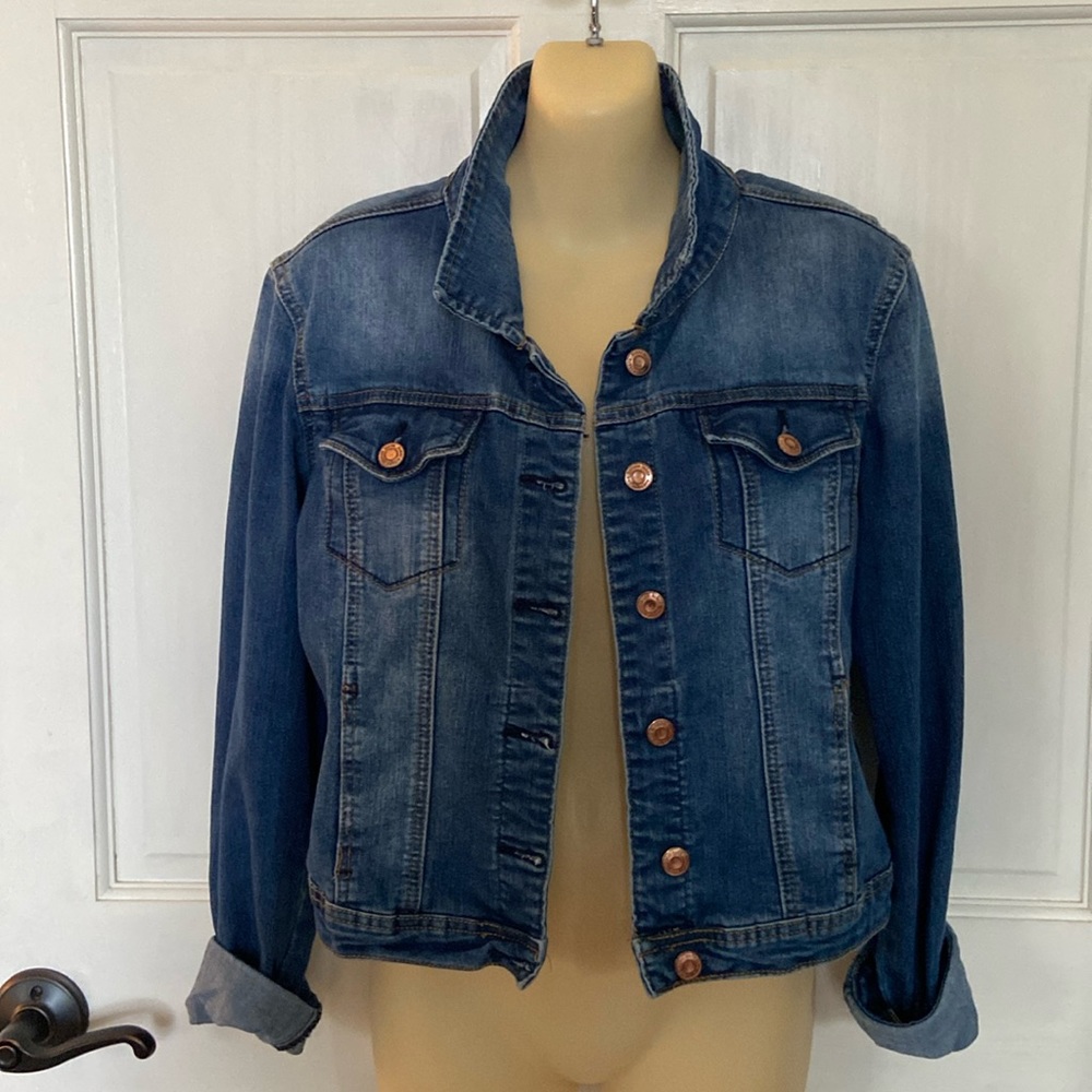 Kensie Blue Jean Jacket size Small